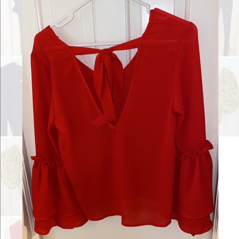 Light red blouse